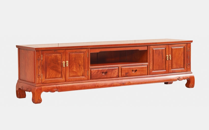 天姿国色四门两抽电视柜